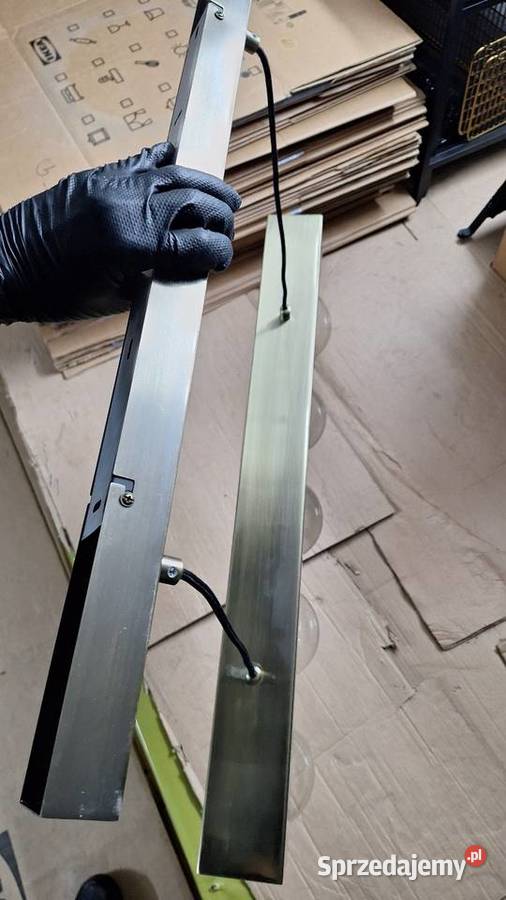 Lampa sufitowa dekoracyjna szczotkowane złoto z małopolskie Kraków