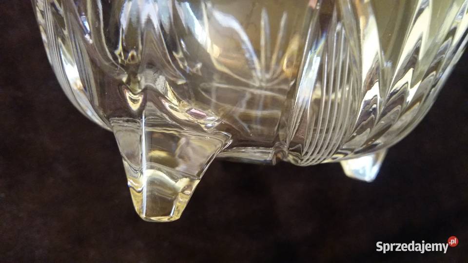 Szklana miseczka na nóżkach wys7 x szer12Misa Antyki, Sztuka, Kolekcje Łódź