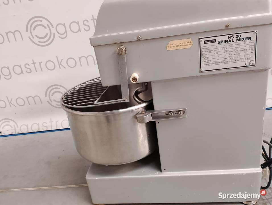 Mikser spiralny mieszałka do pizzy pierogi 20L Wrocław