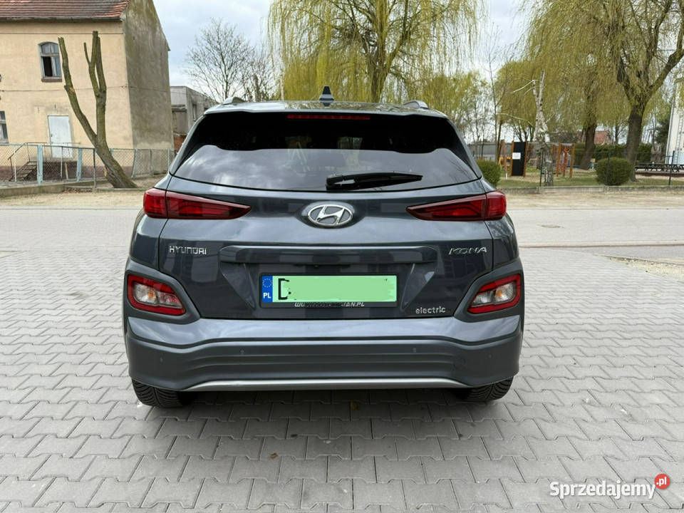 Hyundai Kona 100 elektryk Bogate wyposażenie aluminiowe felgi Syców