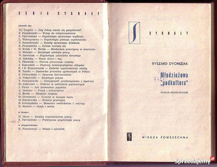 6478 MŁODZIEŻOWA PODKULTURA STUDIUM Czyrna