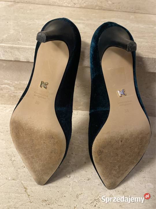 KAZAR szmaragdowe czółenka r 38 małopolskie Kraków