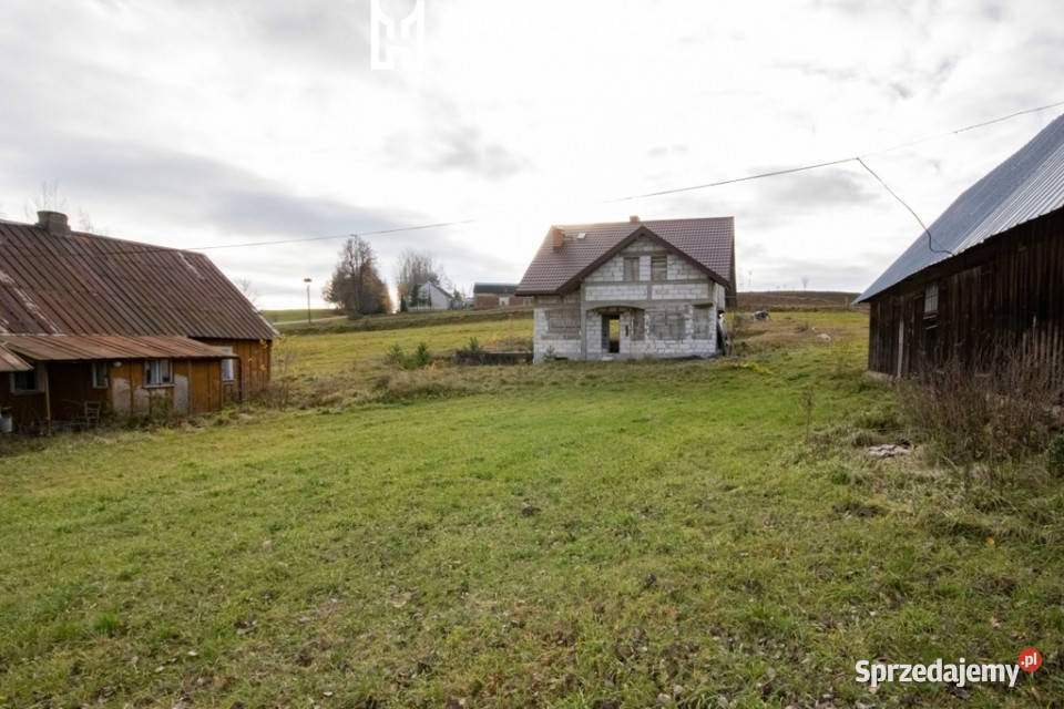 Siedlisko z rozpoczętą budową domuPrzejma Wysoka Przejma Wysoka