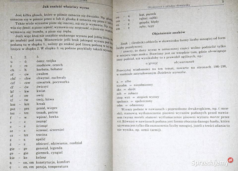 Słowniczek ortograficzny S Jodłowski W Taszycki Chełm