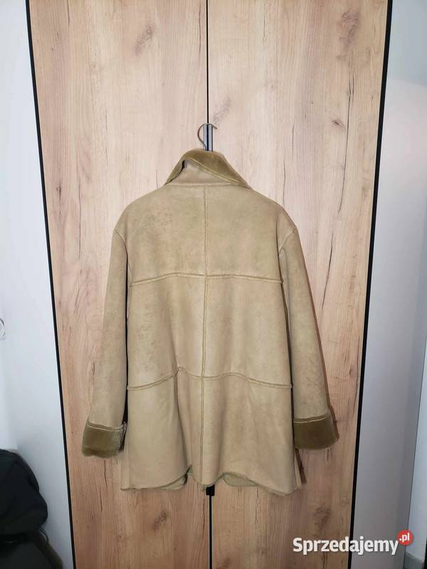 Vintage Kożuch Płaszcz Ocieplany Gina Laura Stan Dzierżoniów