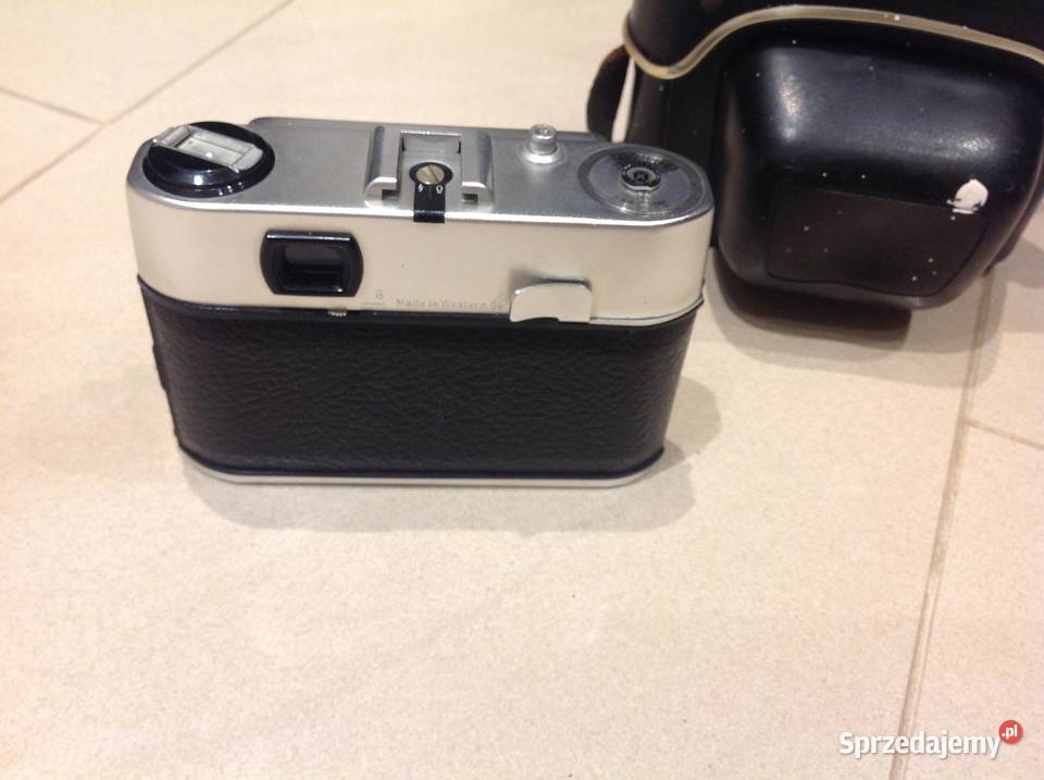 Stary Aparat fotograficzny OGA futerał skórzany Aparaty Nowa Sól