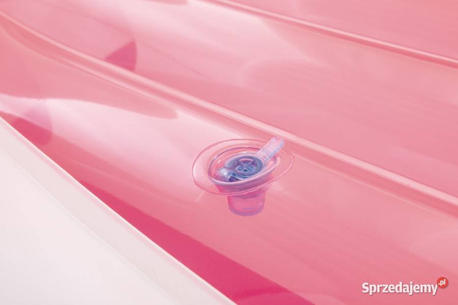Różowy materac do pływania Z DASZKIEM 244x119x97 Akcesoria basenowe Poznań