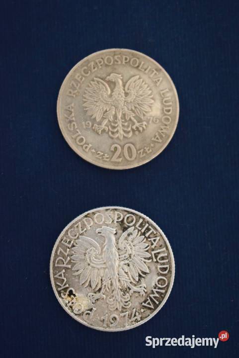 Monety PRL z lat 70 tych Rybak M Nowotko plus Numizmatyka
