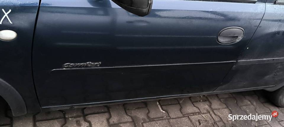 DRZWI LEWE PRZÓD OPEL CORSA Z36U Lipno