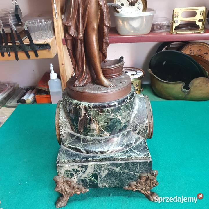SprawnyFrancuski zegar figuralny55x25x20 Wrocław