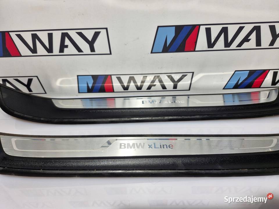 BMW X1 E84 X LINE LISTWY NAKŁADKI PROGOWE PRZÓD osobowe
