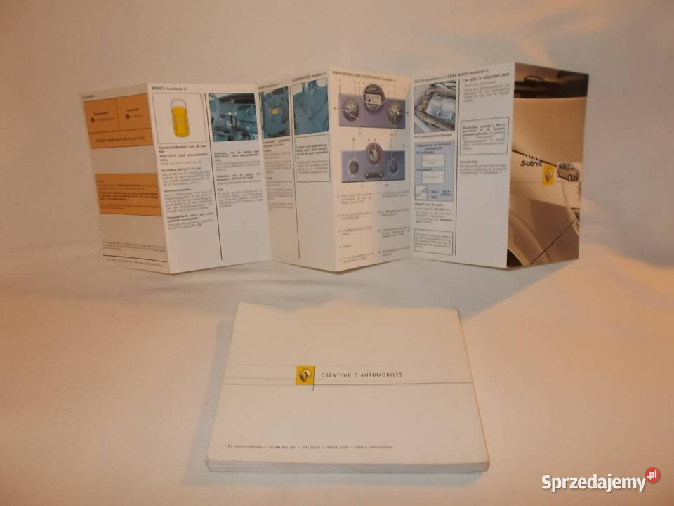 Instrukcja obsługi Renault Scenic 2 w Rok wydania 2004 Poznań