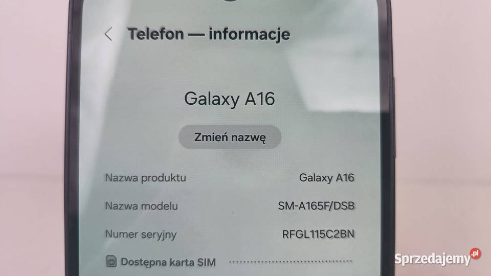 Smartfon SAMSUNG Galaxy A16 4128GB Katowice