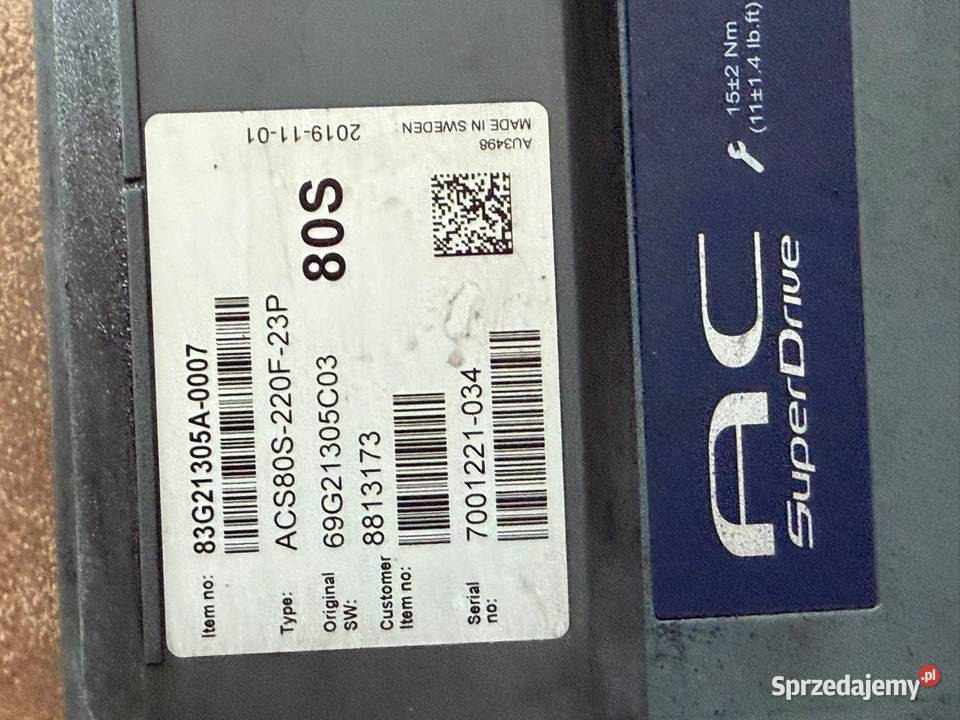 Sterownik controller 8813173 83G21305A0007 Antonie