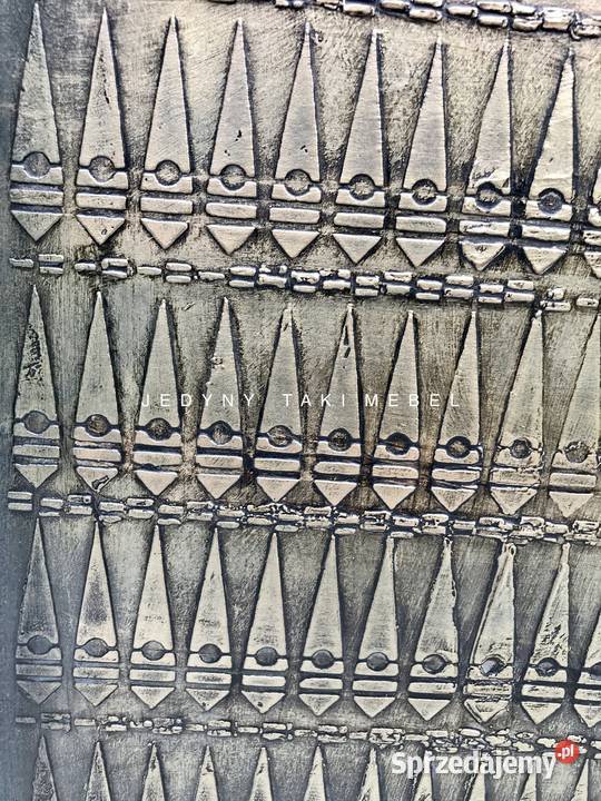 Witrynakredens w stylu shabby chic niebiesko Przeworsk