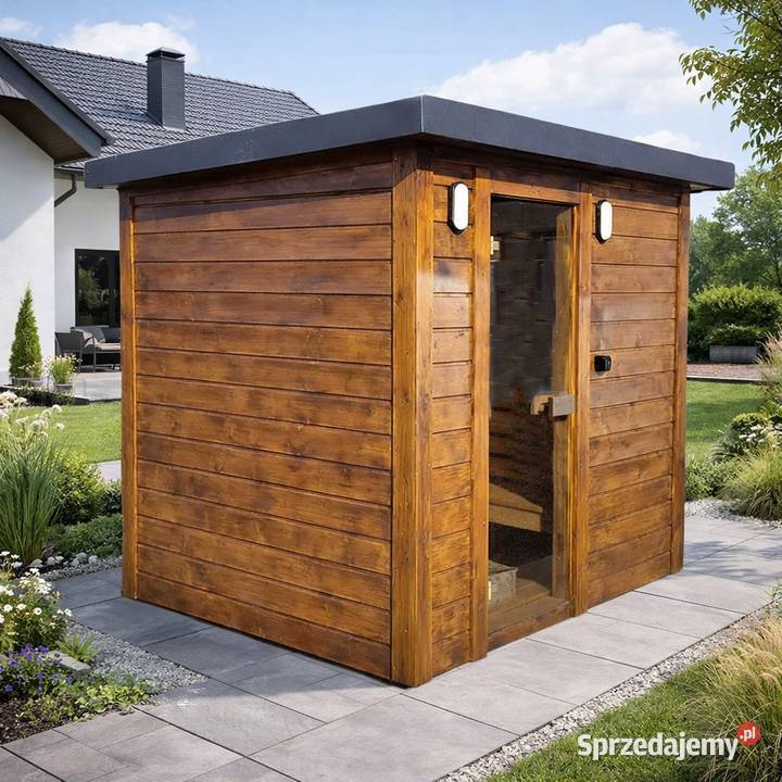 SAUNA OGRODOWA CUBE LUX 220 x 220 Oleśnica