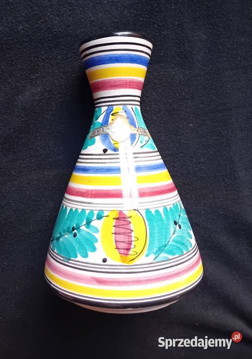 Ręcznie malowany wazon ceramiczny Edel Keramik Koźminek
