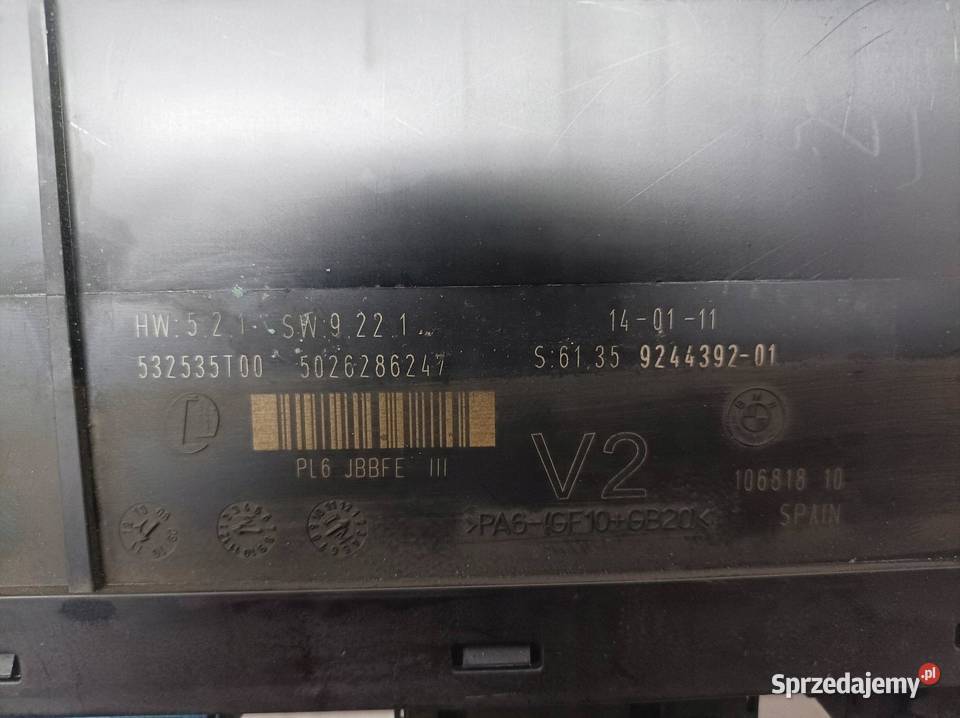 MODUŁ HAMULCA KOMFORTU KPL 32620259 9244392 Bmw