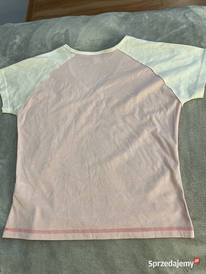 Tshirt koszulka bluzka z krótkim rękawem różowa Jasło