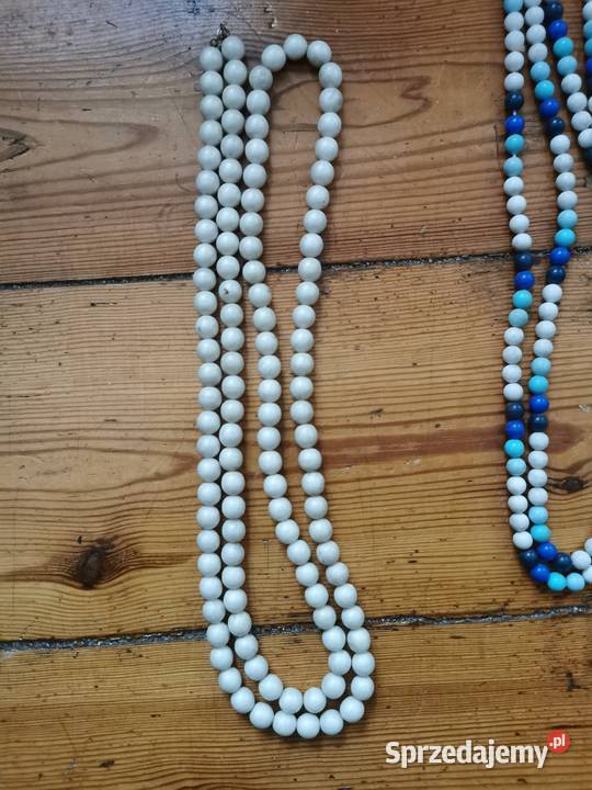 Korale naszyjnik PRL Lata 6070te 6 sztuk Lębork