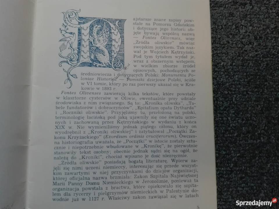 Okruchy z oliwskiego scriptorium Lech Bądkowski Rok wydania 1981 Proza i poezja pomorskie Gdańsk