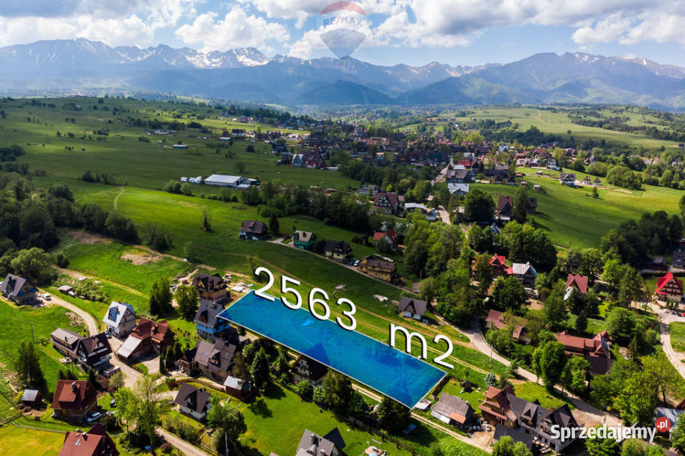 Działka budowlana w Poronienie B Sprzedaż Poronin sprzedam