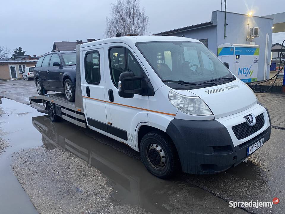Peugeot Boxer Brygadówka 7 os Pomoc Drogowa mazowieckie Warszawa