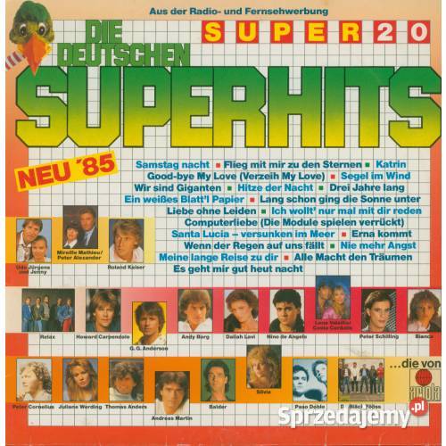 Die Deutschen Superhits Neu 85 LP Vinyl sprzedam