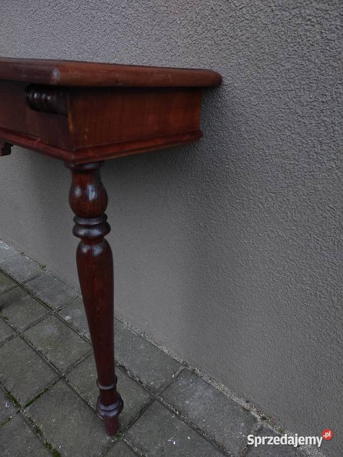 Stara eklektyczna konsola półka pod lustro z Tczew