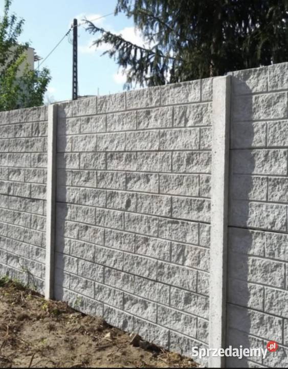 Ogrodzenia Betonowe Płoty Betonowe Barwione w Mielec