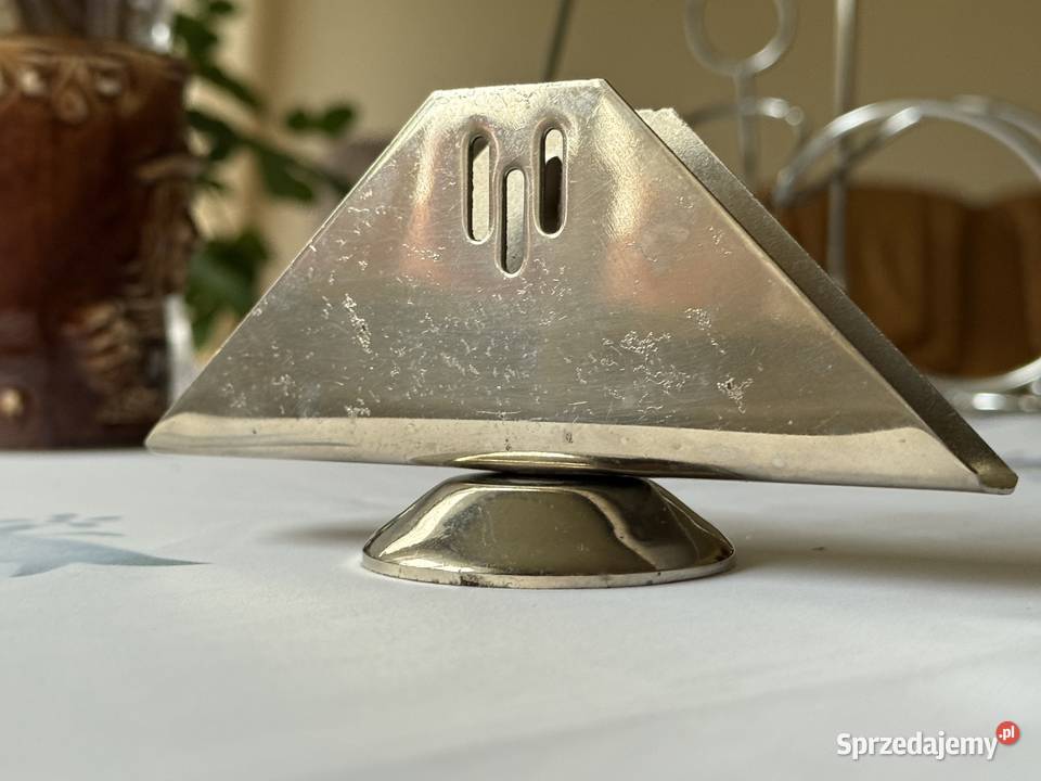 Serwetnik metalowy vintage Lublin