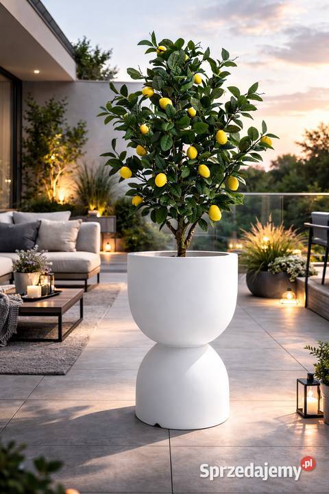 Sztuczna cytryna w doniczce Premium duża 120 Nowy Sącz