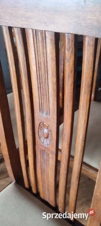 Krzesła dębowe antyk