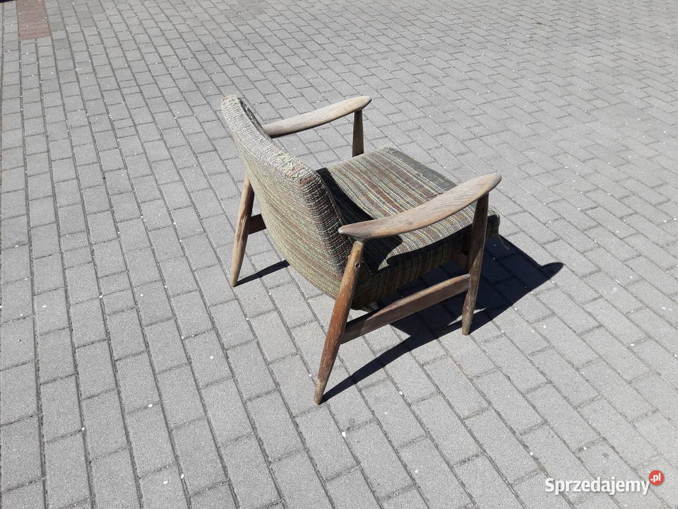 Fotel PRL GFM 87 Kędziorek lata 60 70 wysyłka 60 Gdynia sprzedam