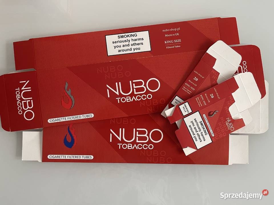 Opakowania paczki na gilzy papierosowe komplet Łódź sprzedam