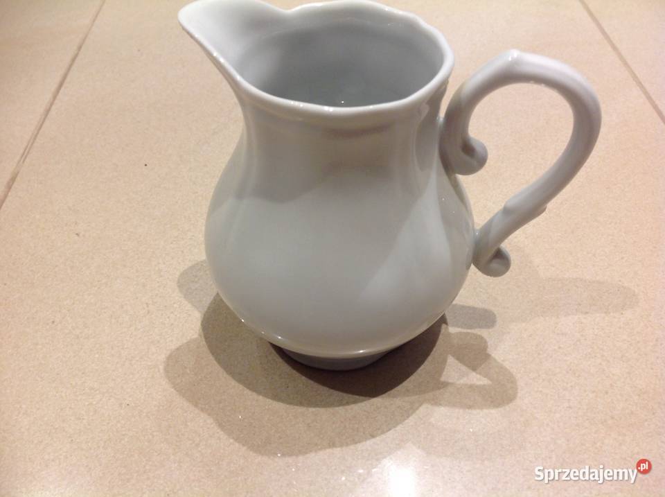 Biały Mlecznik Porcelanowy biały Wyposażenie wnętrz Nowa Sól