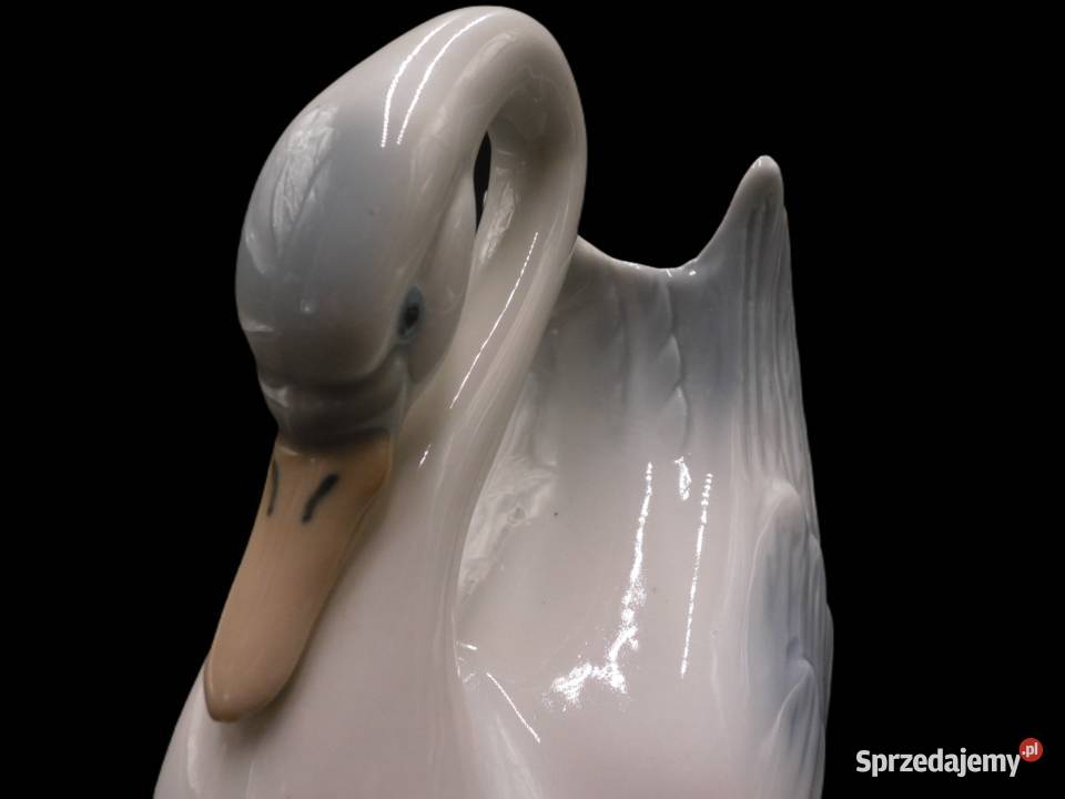 Figurka łabędź porcelana TENGRA Porcelana i szkło wielkopolskie Raszków