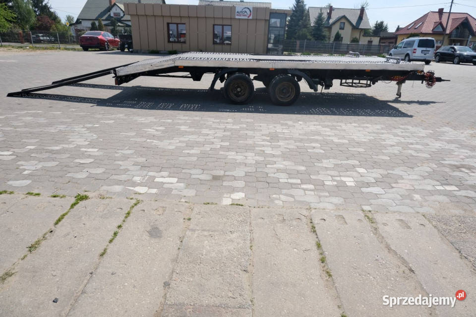 Przyczepa laweta SPIER EG2 do maszyn minikoparki mazowieckie Daniłowo