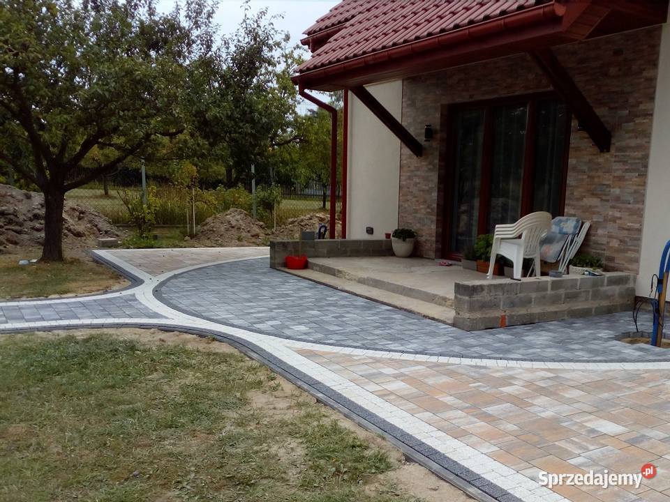 Brukarstwo układanie kostki brukowej usługi Andrespol