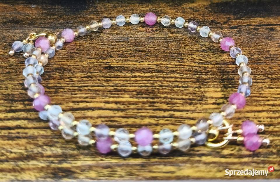 Bransoletki kamienie naturalne rękodzieło Siedlce