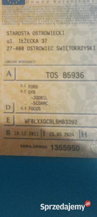 zadbany Focus świętokrzyskie Ostrowiec Świętokrzyski sprzedam