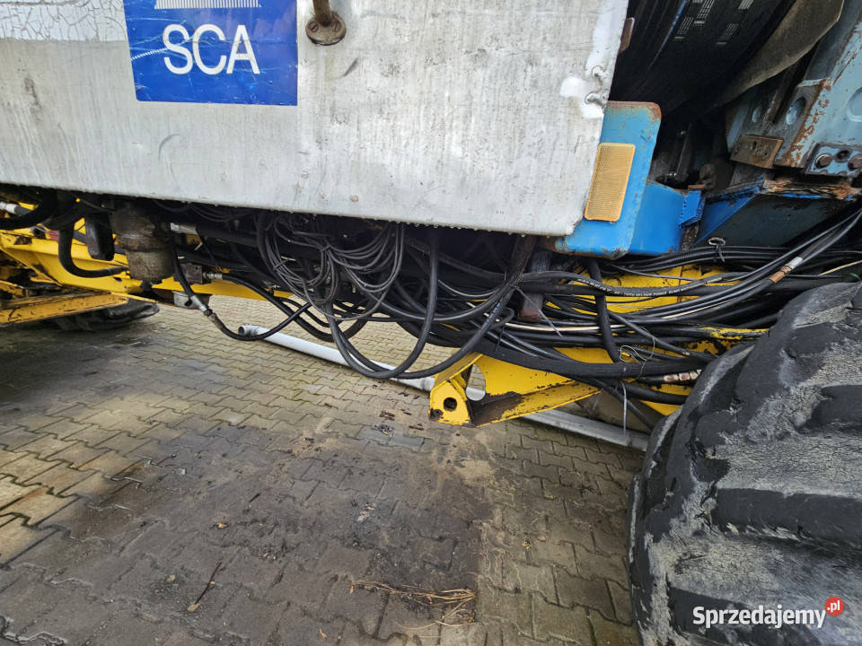Rębak Bruks 1004 CT zabudowany na wozidle VOLVO Biskupie-Kolonia
