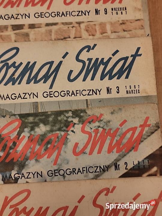 Czasopisma POZNAJ ŚWIAT lata 6578 śląskie Sosnowiec sprzedam
