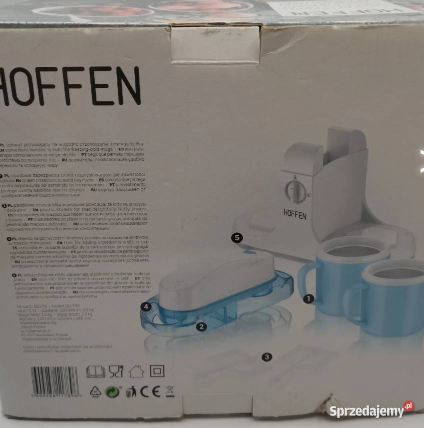 Urządzenie do lodów Hoffen pomorskie Rumia sprzedam