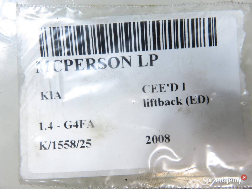 MCPERSON LEWY PRZEDNI KIA CEED I liftback ED 14 sprzedam