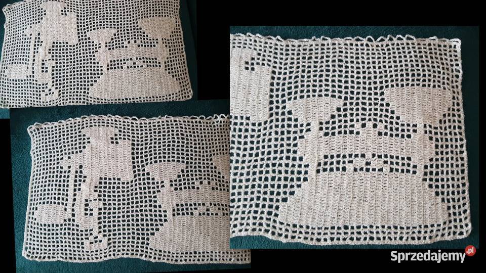 Ozdoba szydełkowa do kuchni świecznik Katowice sprzedam