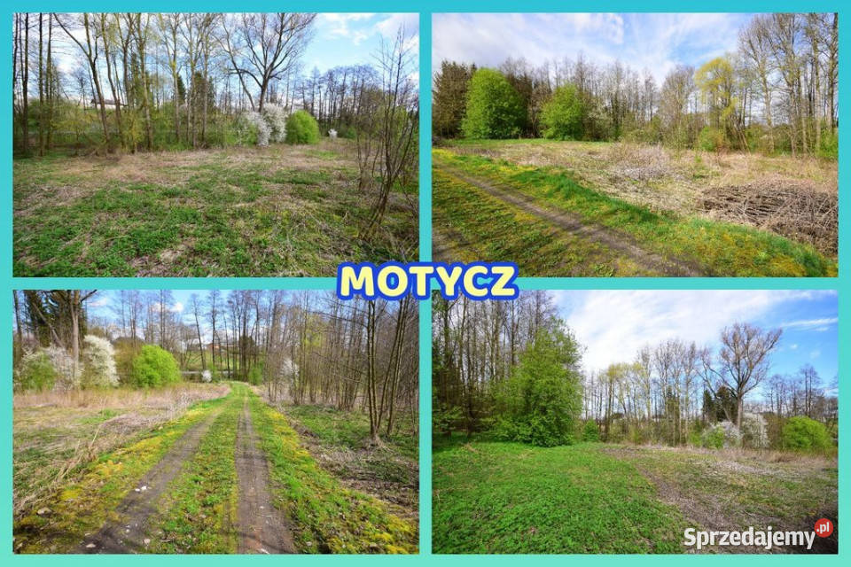Działka o pow 3115 m szkoła MPK Motycz