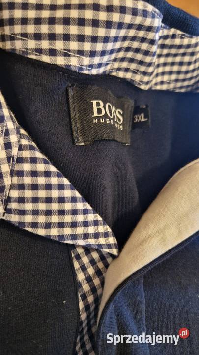 Męski Tshirt polo marki Boss z bawełny 100 Lublin