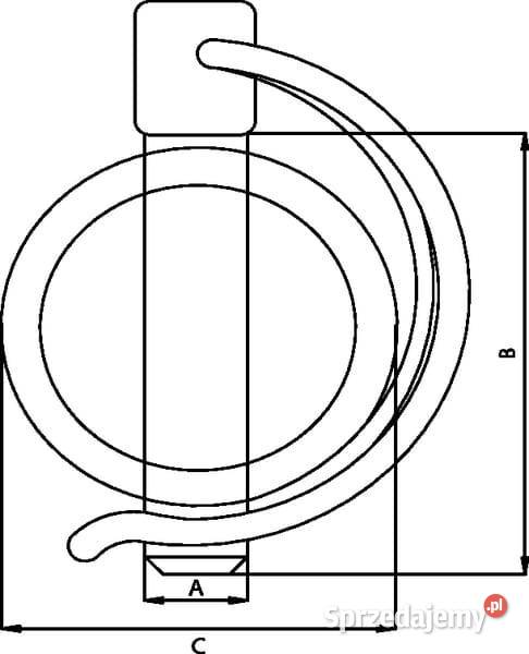 Zawleczka rurkowa ocynk 10x40 mm gopart