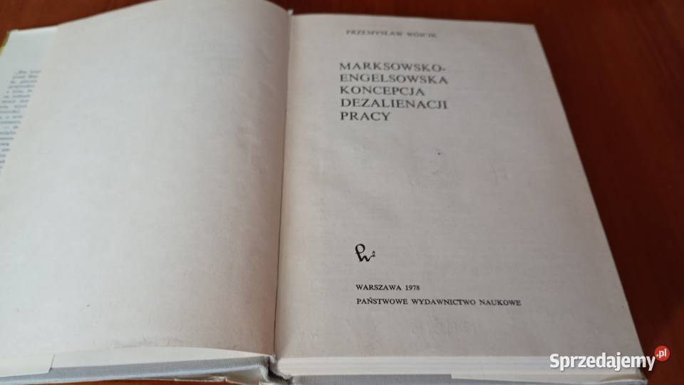 Marksowskoengelsowska koncepcja dezalienacji Podręczniki Gdańsk